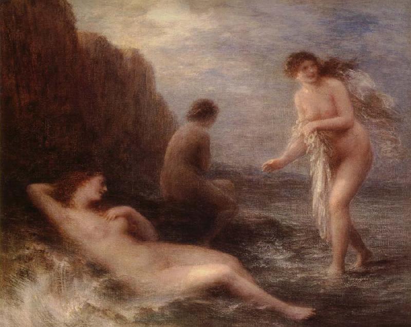 Henri Fantin-Latour Au bord de la mer oil painting image